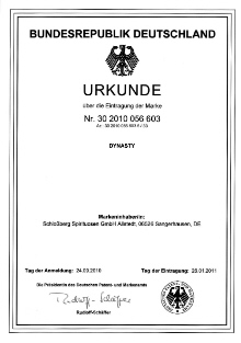 Urkunde DYNASTY